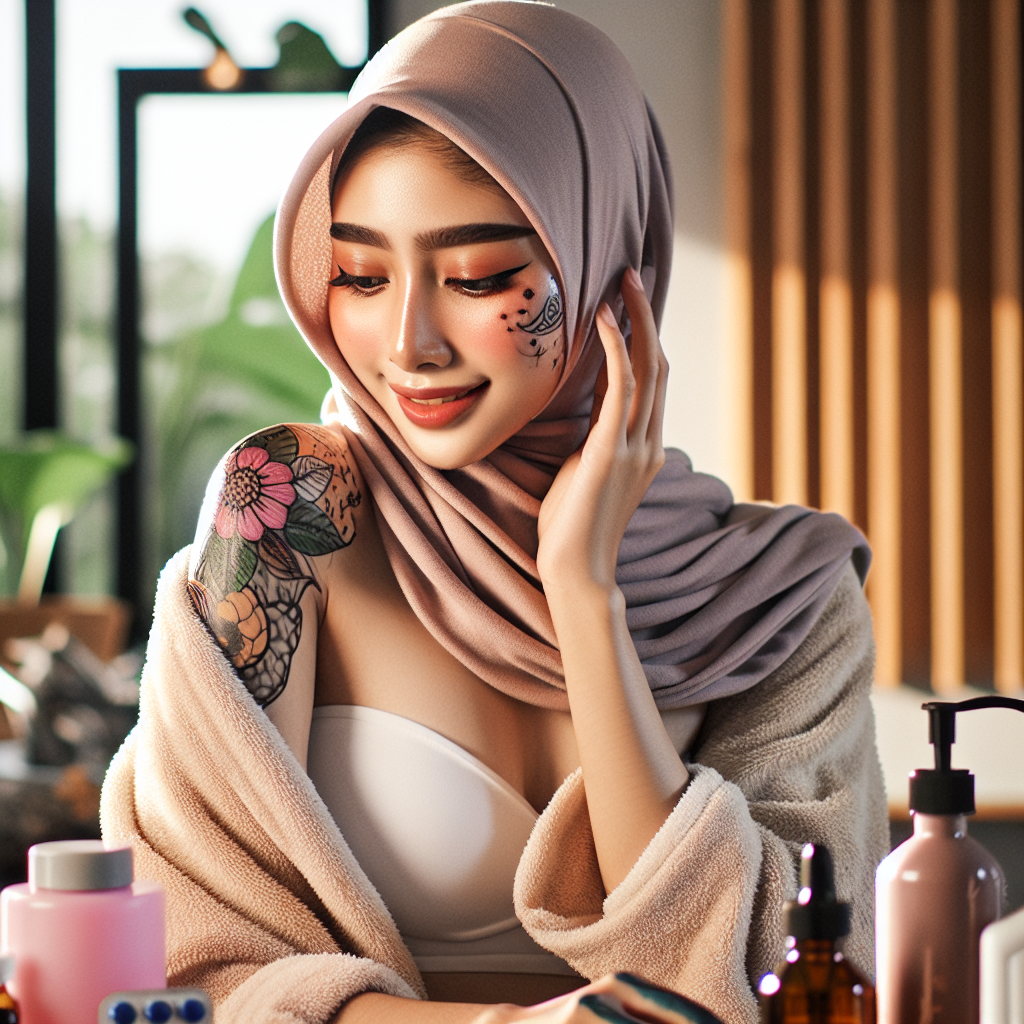 Merawat Tato Wajah & Leher: Panduan Skincare Aman dari Hari ke-1 hingga Pemulihan Penuh