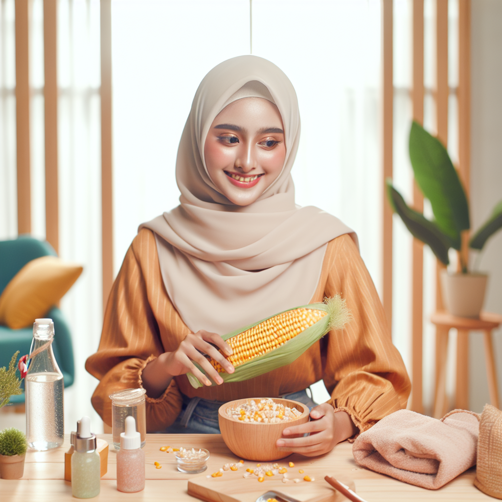 Masker Serat Jagung: Cara Mudah Bikin Kulit Cerah dan Lembut**