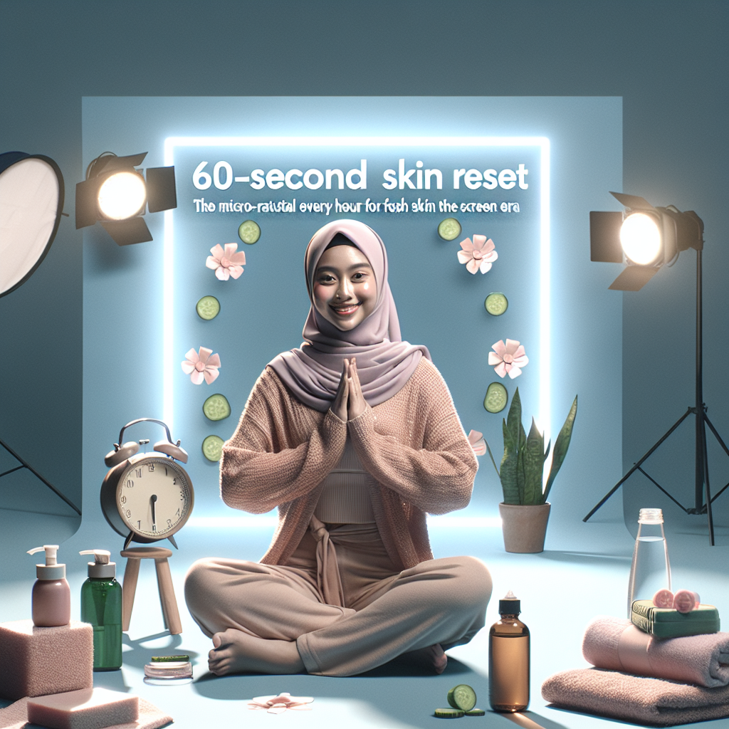 60-Second Skin Reset: Micro‑Ritual Tiap Jam untuk Kulit Segar di Era Layar