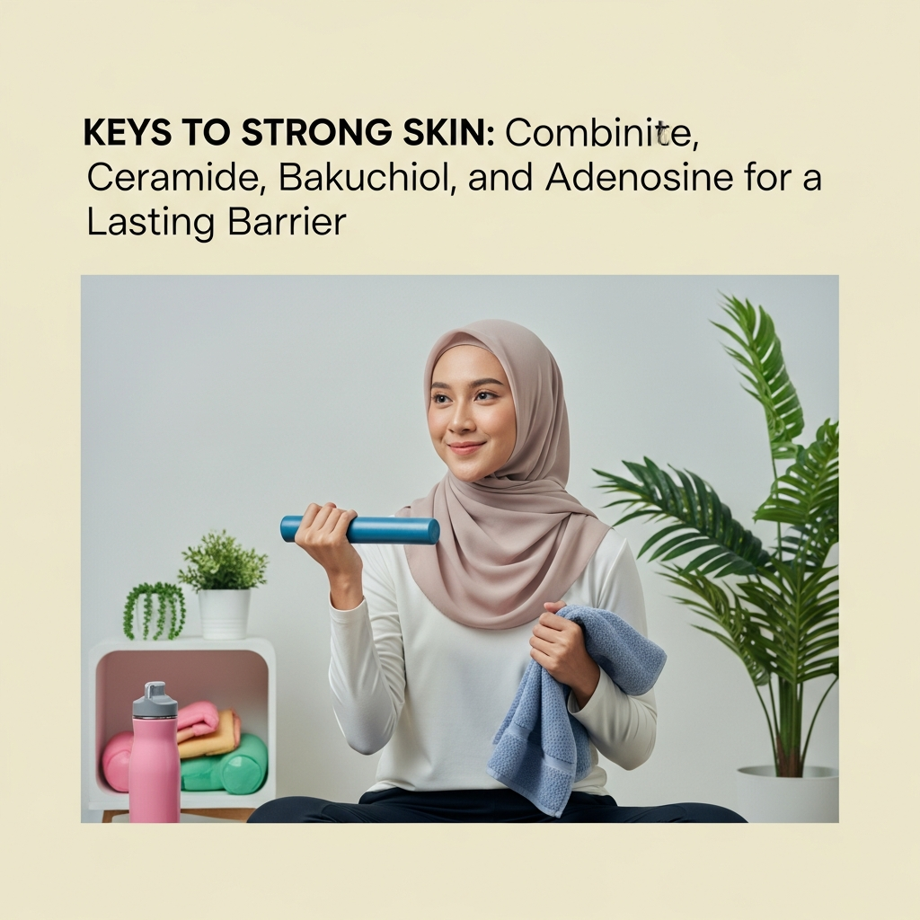 Kunci Kulit Kuat: Menggabungkan Ceramide, Bakuchiol, dan Adenosine untuk Barrier yang Tahan Lama