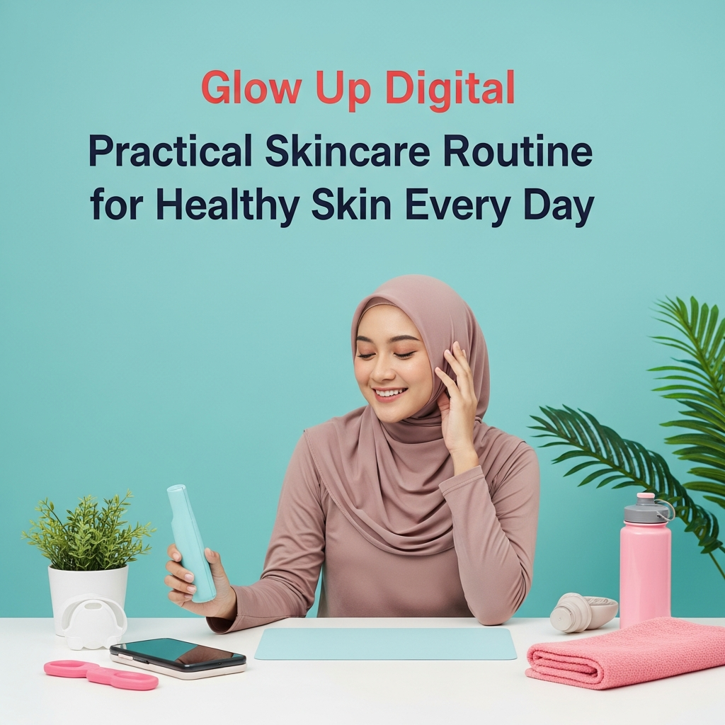 Glow Up Digital: Rutinitas Skincare Praktis untuk Kulit Sehat Setiap Hari