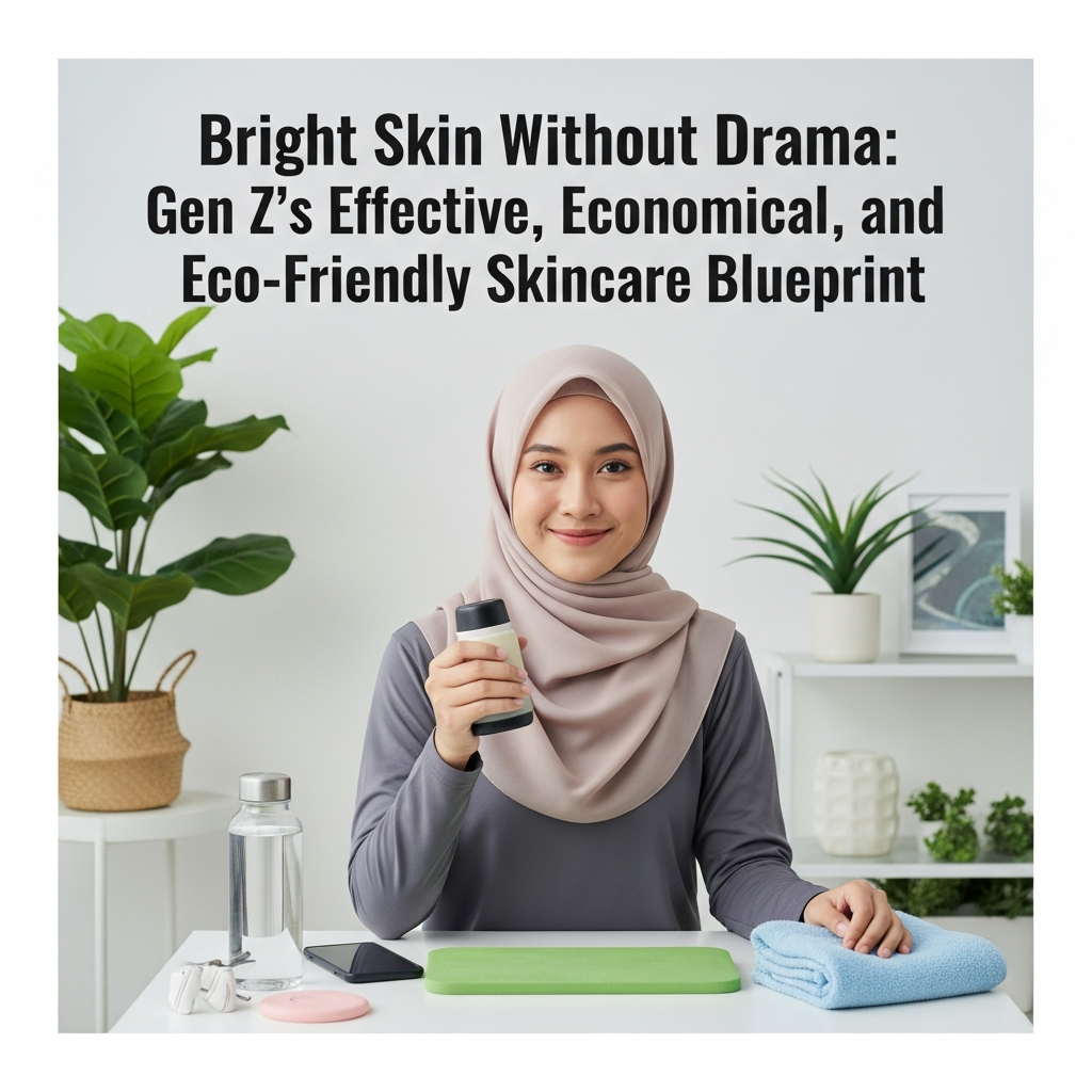 Kulit Cerah Tanpa Drama: Blueprint Skincare Gen Z yang Efektif, Hemat, dan Ramah Lingkungan