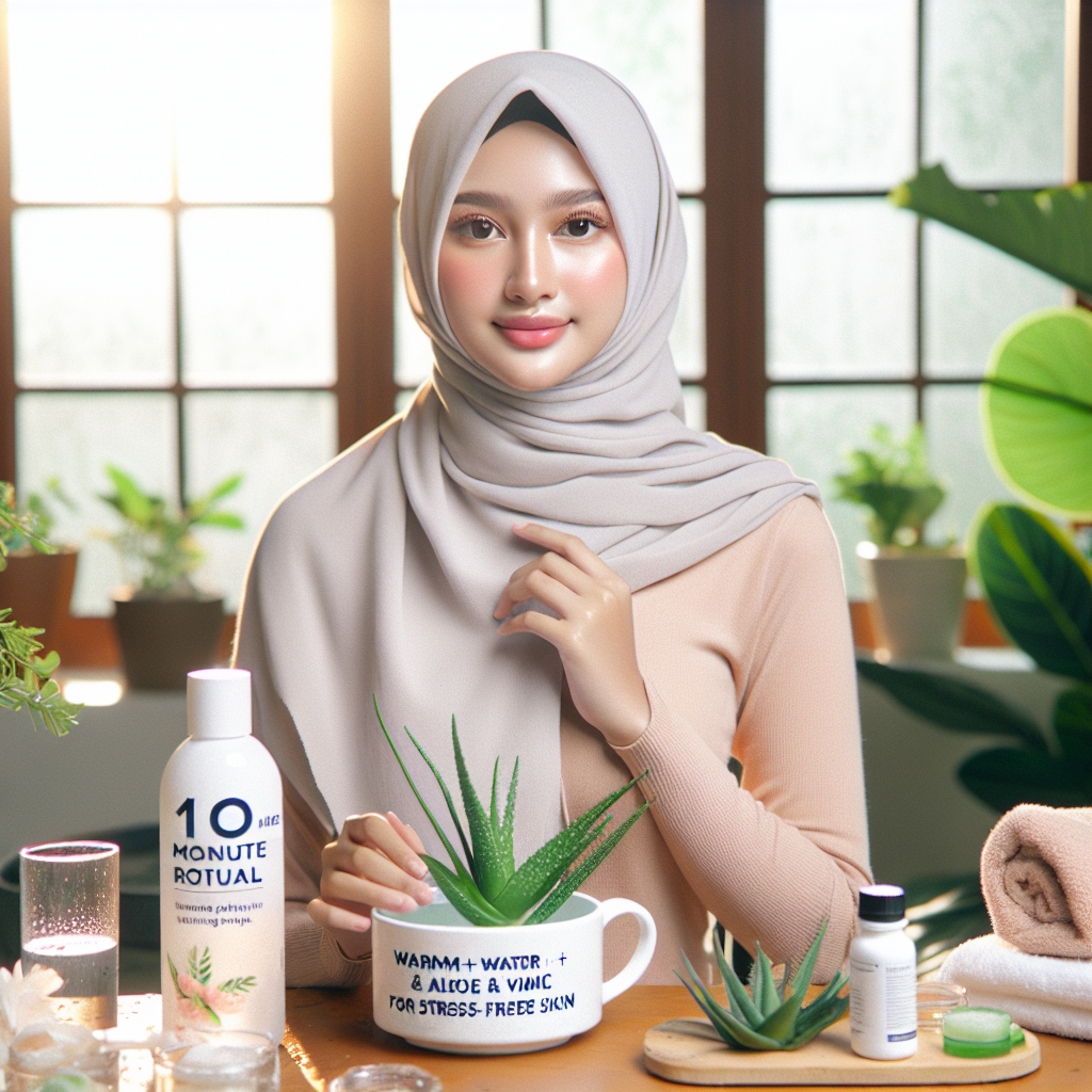 Ritual Pagi 10 Menit: Air Hangat + Aloe & Vitamin C untuk Kulit Bebas Stres